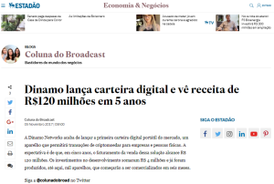 06.11.17_Broadtcast Estadão_Lançamento Carteira Digital