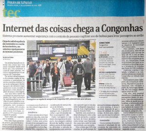 Jornal - Folha de S. Paulo_Automação Aeroporto de Congonhas - 08.11.17